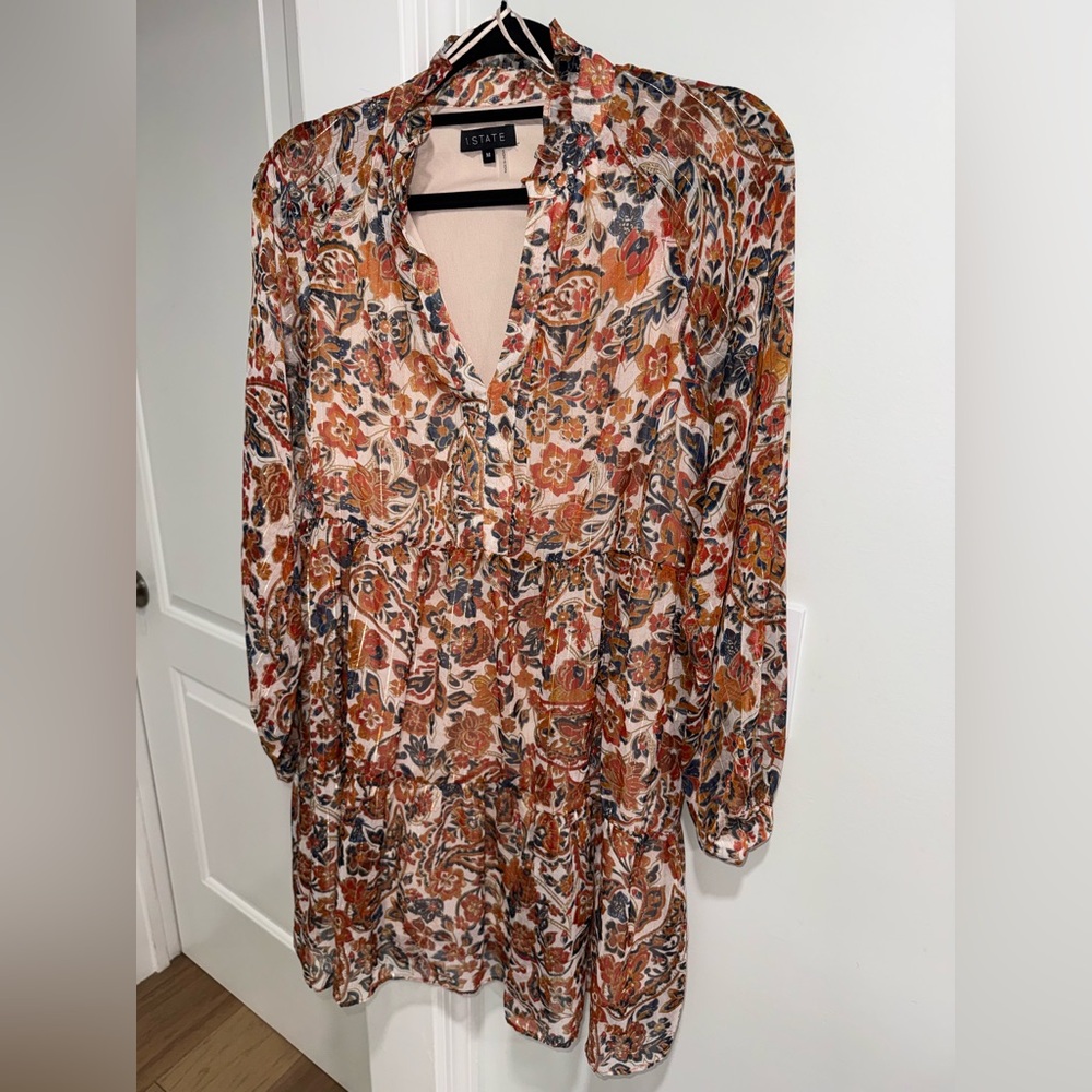 Floral Long Sleeve Dress
